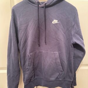 Nike Men's Dark Blue Hoodie